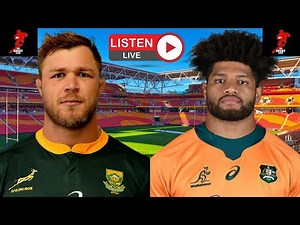 Springboks vs Wallabies 2nd Test Rugby Championship Live Commentary