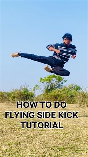 flying side kick tutorial 🔥 #shorts #shortsvideo #taekwando #flyingsidekick #tutorial