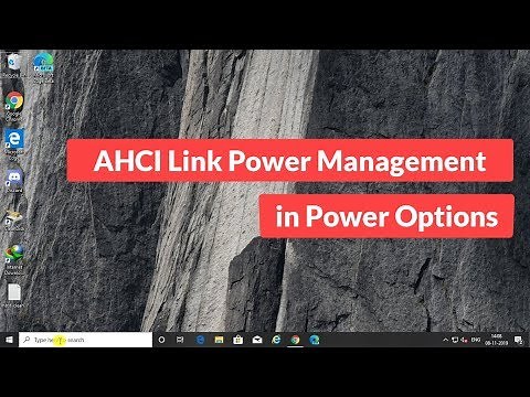 How To Add AHCI Link Power Management in Power Options