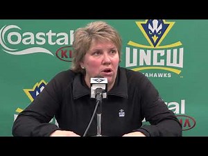 UNCW WBB Interim HC Tina Martin | Postgame vs Northeastern, 03-03-22