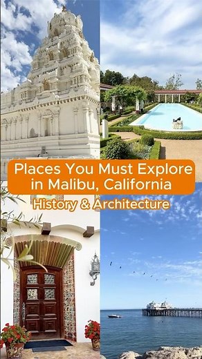 Explore these unique locations in Malibu, California (via dipalkparmar) #shorts #travel