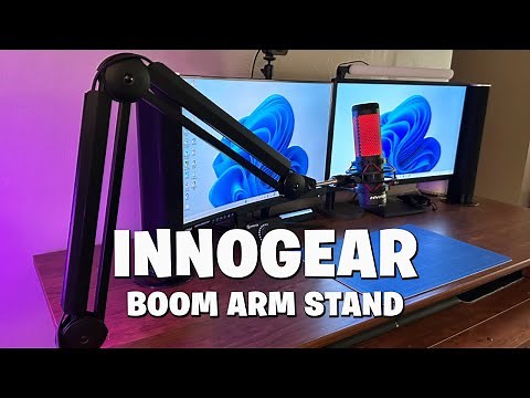 New Innogear Mic Boom Arm! Unboxing And Setup!