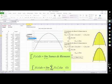 VBA Excel Cálculo de Integrales Definidas