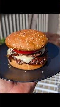 Smashburger on the Weber grill