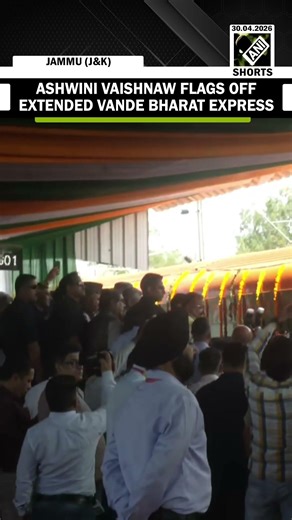 Union Min Ashwini Vaishnaw flags off extended Vande Bharat Express in Jammu
