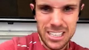 Mark Cavendish puts Jordan Henderson through rigorous cycling workout