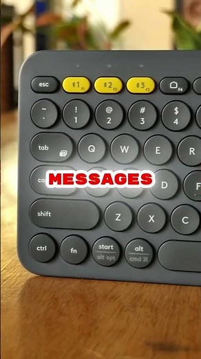 Logitech K380 Multi Device Bluetooth Keyboard Review #Shorts