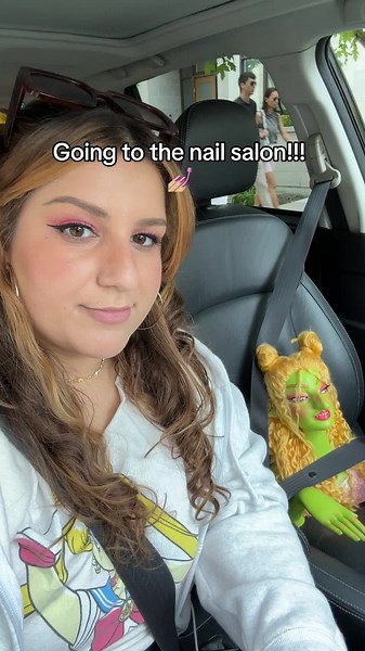 Goblin Barbie and I are going to the nail salon today!!!! Follow my instagram to come along for the ride!!