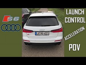 2020 AUDI S6 TDI | POV | LAUNCH CONTROL, ACCELERATION