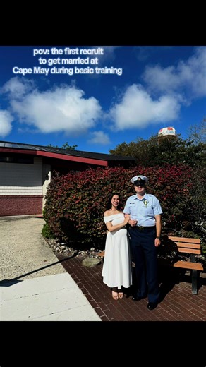 First Recruit Married During Cape May Basic Training