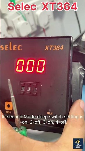 Selec XT364 Timer settings #timerrelay #engineeringproject #timer #trending #viral