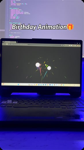 Htmlcoding on Instagram: "Follow then Comment “birthday” for source code If you didn’t get link check link in bio I uploaded in telegram Follow for more @htmlcoding_ Birthday animation using HTML css JavaScript #ai #ArtificialIntelligence #Coding #Programming #Tech #SoftwareDevelopment #DevCommunity #Python #JavaScript #WebDevelopment #FrontendDevelopment #BackendDevelopment #AIdevelopment #CodingLife #Techie #DevLife #CodeNewbie #DeveloperLife #FullStack #MachineLearningEngineer #WebDesign #Ope