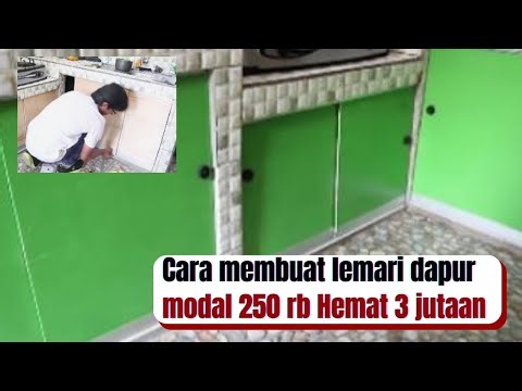 How to make a sliding kitchen cupboard door - Save 3 million, wife is happy, kids buy snacks