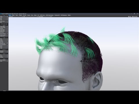 LightWave Hair - FiberFX Styling - Magic Bevel