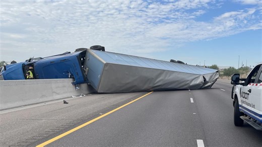 I-10 crash that blocked traffic in Buckeye is clear