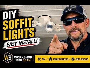 How to Install a Motion Sensor Soffit Light| Easy DIY Step-by-Step Guide