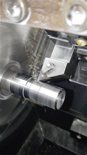 tnmg tool cutting on cnc machine #cnc #cncmachine #shorts