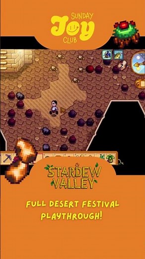 Full Desert Festival Playthrough | Stardew Valley #letsplaystardewvalley