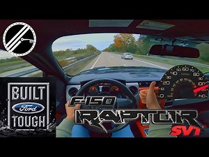 Ford F150 Raptor SVT 6.2 V8 416 PS Top Speed Drive On German Autobahn No Speed Limit POV #FORDF150