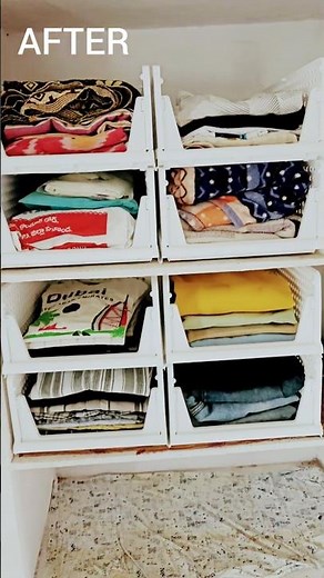 Wardrobe Foldable Clothes Storage Boxes #homedecor #shorts