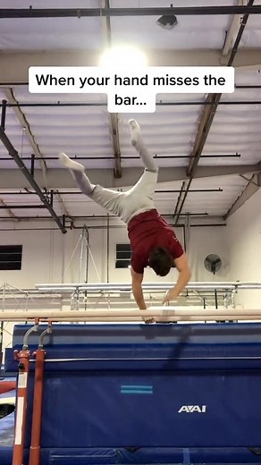 29K views · 136 reactions | I swear that split-second feels like an eternity  #gymnastics #gymnast #gym #fail #fails #calisthenics #olympics #parkour #fall | Ian Gunther | Facebook