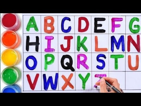Small letter english alphabet| learn English alphabet| avc for kids #learnabc 