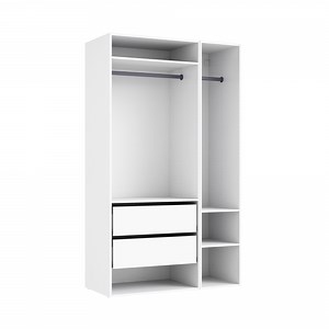 Dressing SPACEO Evo'M blanc H.204.8 x l.120 x P.54 cm | Leroy Merlin