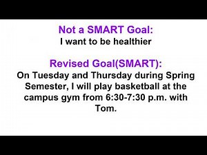 SMART Goals for OER Action Plan