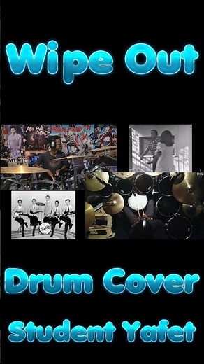 The Surfaris "Wipe Out" Drum Cover #drumstudent #drumcover #wipeout #drumming #drums