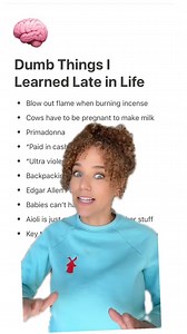 Dumb things I learned late in life… did you know all these fun facts? #funnylists #didyouknow #todayyearsold #todayilearned #funfacts | jacyerin