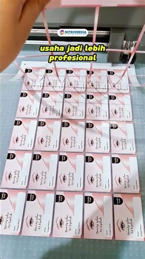 Biar pelanggan balik lagi? Pakai member card💖 #membercard#brandingusaha#fyp #nitromediaprinting