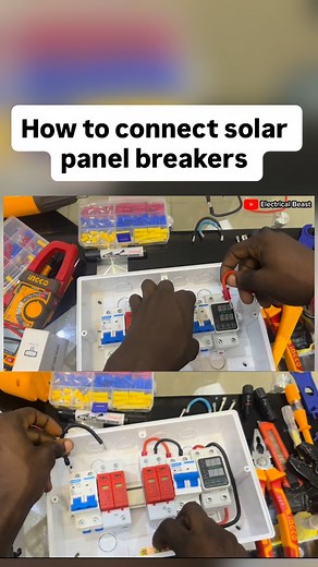 79 reactions · 18 shares | How to connect solar protection breakers pt.2 #breakers #solar #solarsystem | Gideon Aghahowa | Facebook
