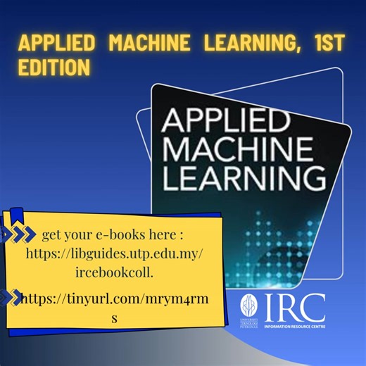 📣📣📣 e-Book Available!!! 📚Applied Machine Learning, 1st Edition https://tinyurl.com/mrym4rms 📚Mitigating Bias in Machine Learning, 1st Edition https://tinyurl.com/58rmfvyy 📚Machine Learning and Deep Learning Using Python and TensorFlow, 1st Edition https://tinyurl.com/3xxz5jjz 📚Fuzzy Logic: Applications in Artificial Intelligence, Big Data, and Machine Learning, 1st Edition https://tinyurl.com/5c82hr36 📚 Tanmay Teaches Julia for Beginners: A Springboard to Machine Learning for All Ages, 1