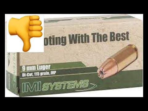 IMI 9mm Di-cut 115 Grain 9mm Review