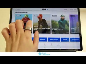 ProForm 8.0 Exercise Bike - Using iFit on Tablet