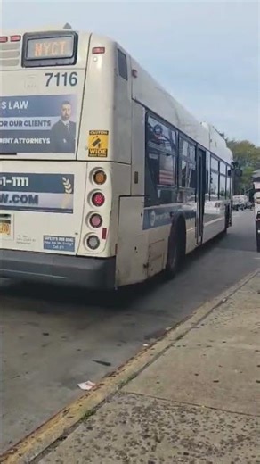 Bus #7116 on the B82