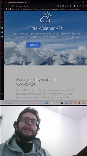 TE PRESENTO UNA API GRATUITA DEL CLIMA PARA QUE PUEDAS CONSTRUIR TU APP. https://open-meteo.com