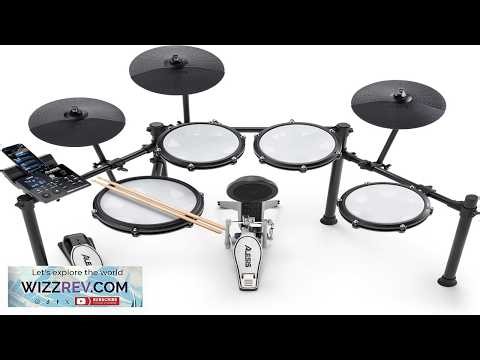 Alesis Nitro Max Kit Compact Electric Drum Kit with Quiet Mesh Pads