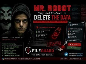 How To Make a FileGuard Like Software Using Python | USB Monitor + Telegram Alerts