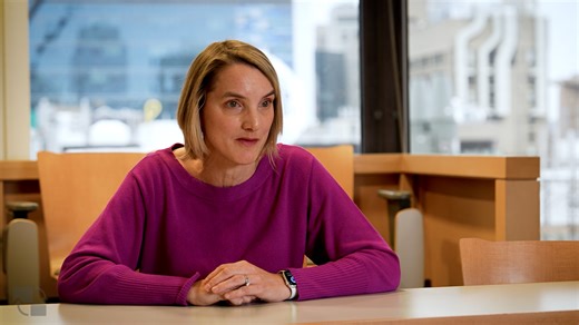 Mary Rice hears from her asthma and COPD patients about what triggers their symptoms: extreme heat, air pollution, longer pollen seasons—all worsened by climate change. As a pulmonary physician, there’s only so much she can prescribe. As director of Harvard C-CHANGE, Rice and her colleagues test solutions beyond the clinic—partnering with individuals, hospital systems, cities, and policymakers to reduce pollution, prevent disease, and help people live healthier lives. | Harvard T.H. Chan School 