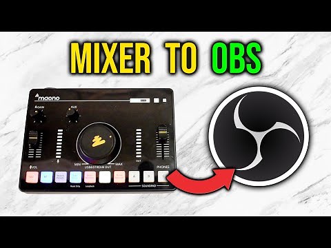 How to Setup Streaming Mixer with OBS - Maonocaster AMC2 Neo