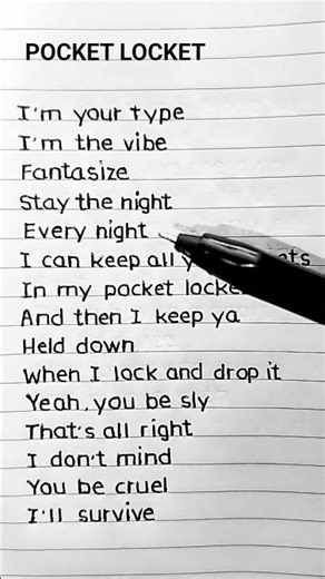 Alaina Castillo - Pocket Locket (Lyrics) #shorts