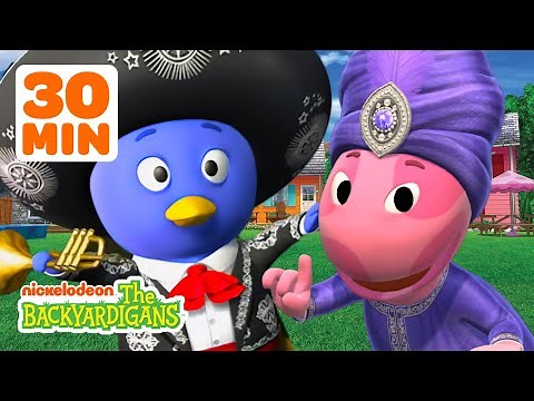 Pablo & Uniqua Play with Elephants, Dragons & More! | 30 Minute Compilation | The Backyardigans