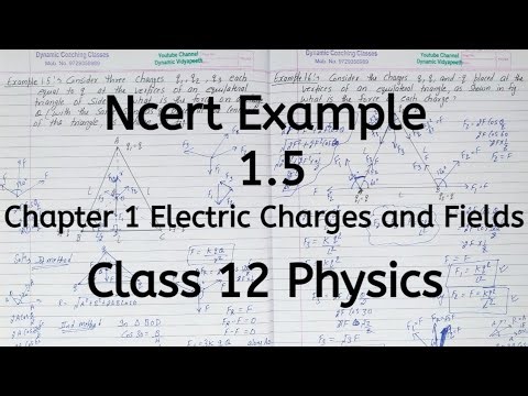 Ncert Example 1.5, Chapter 1, Electric Charges and Fields, Class 12 Physics