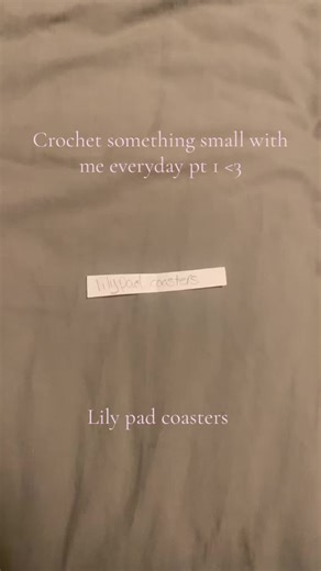 Lily Pad Coasters: Easy Crochet Project