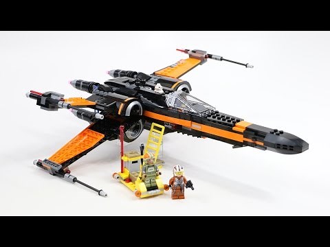 LEGO Star Wars Poe's X-Wing Fighter (Timelapse & Review) - Set 75102