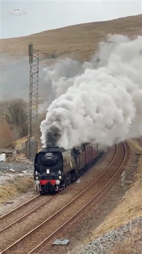 Powerful Steam Train | Epic Smoke Shot 🚂 #railway #shorts