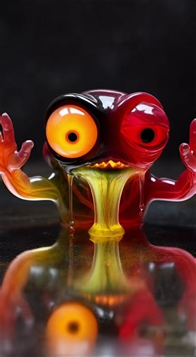 3D Cartoon Horror Monster Grobb Sludge-8 Rising – Slime Horror Anim