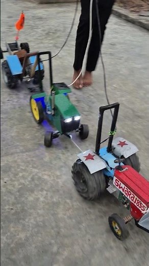 Swaraj vs John Deere vs New Holland RC Tractor Tochan | Extreme RC Tractor Stunt 🚜🔥 #Shorts