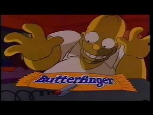 Butterfinger-Electric Shock Prank (with Bart and Homer Simpson from The Simpsons) (1991)